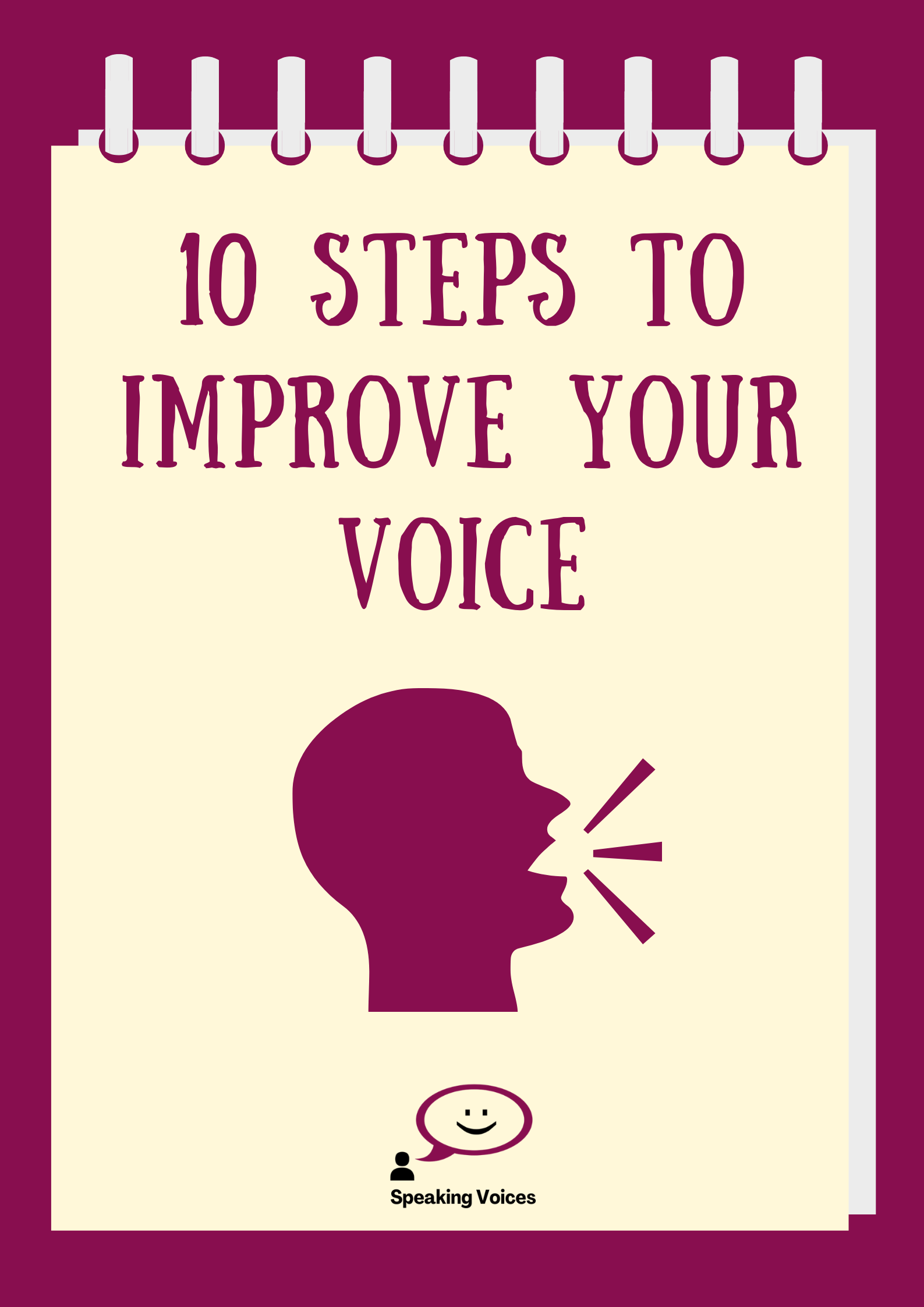 10 Steps To Improve Your Voice Resource Poster