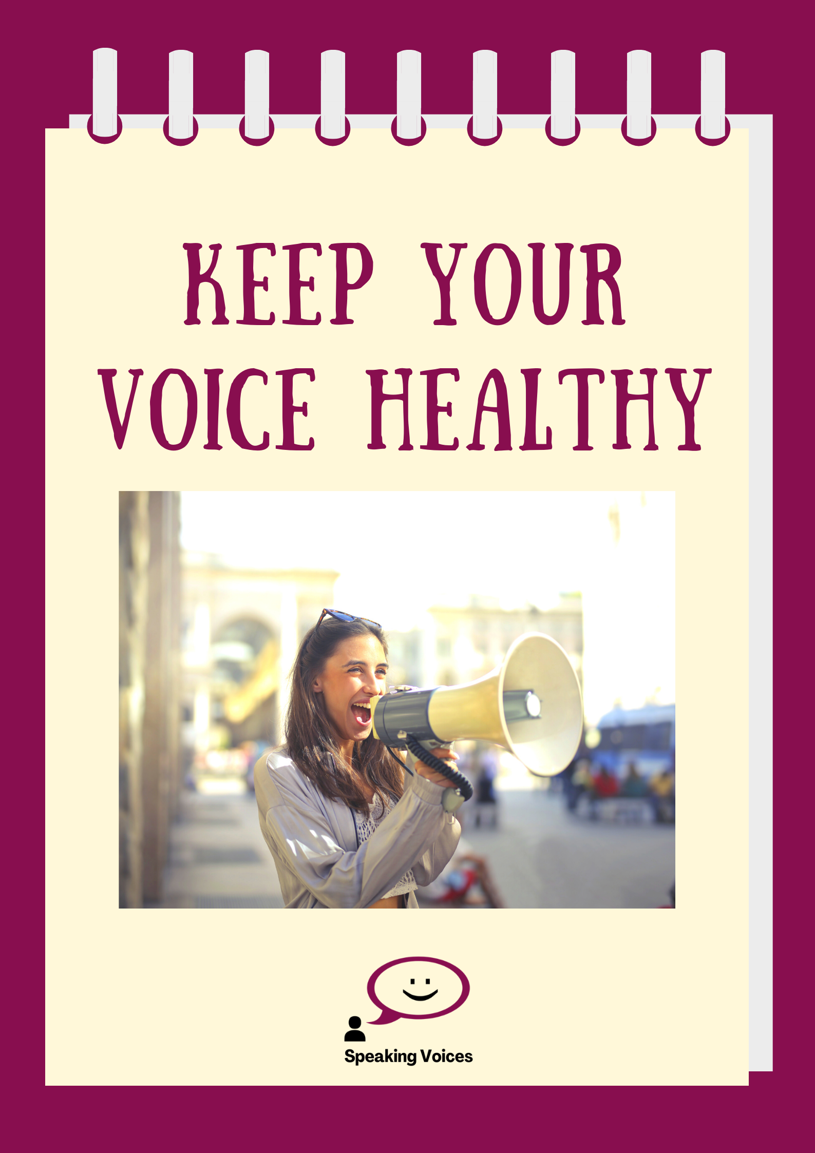 Keep Your Voice Healthy Resource Poster