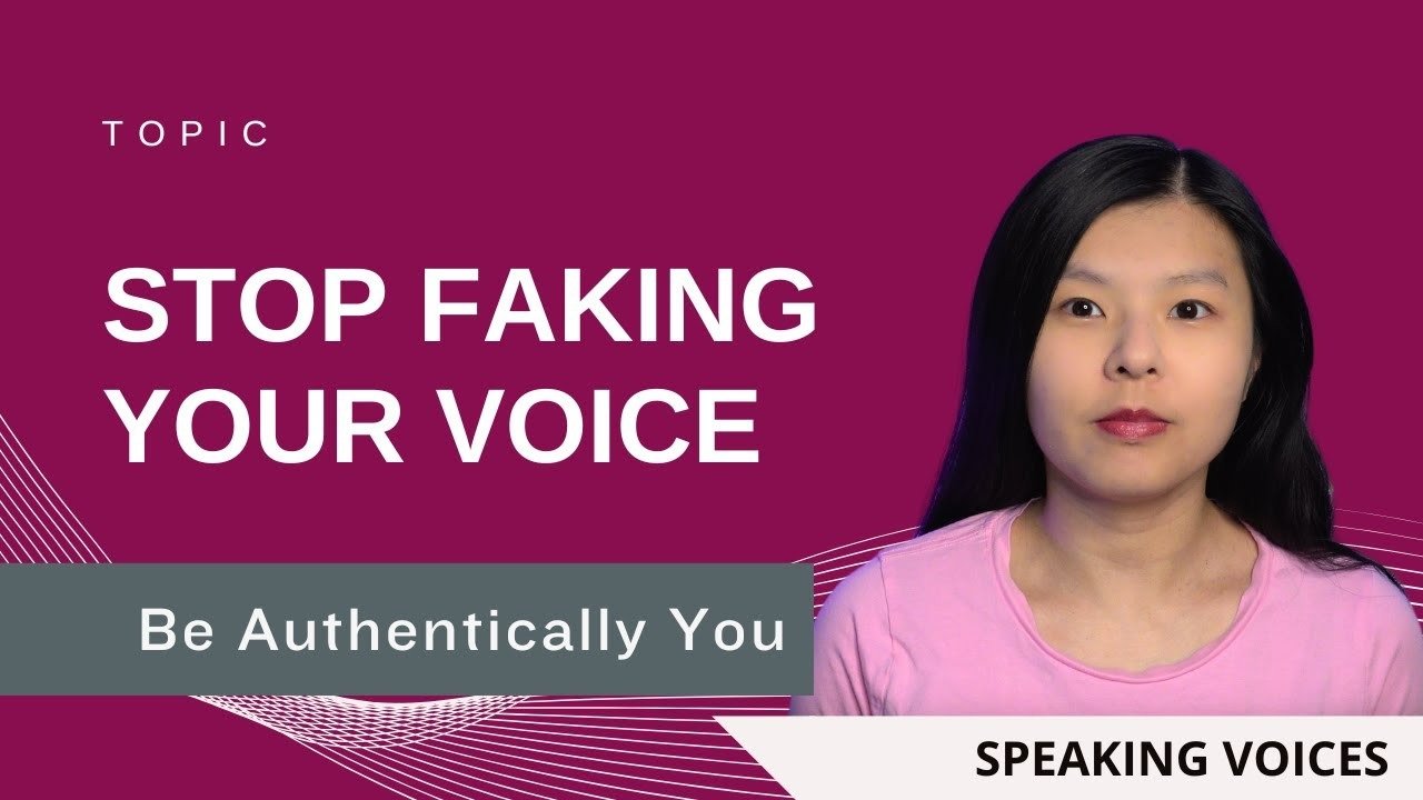 youtube banner stop faking your voice