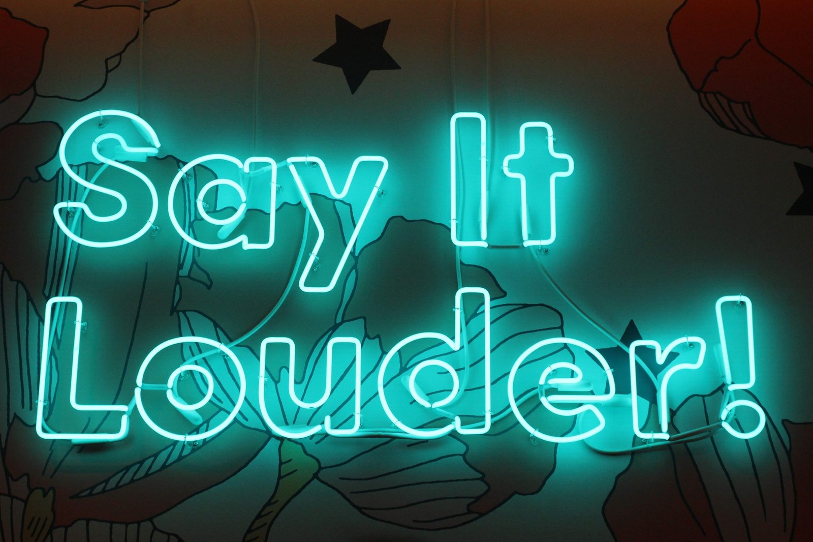 say it louder voice banner