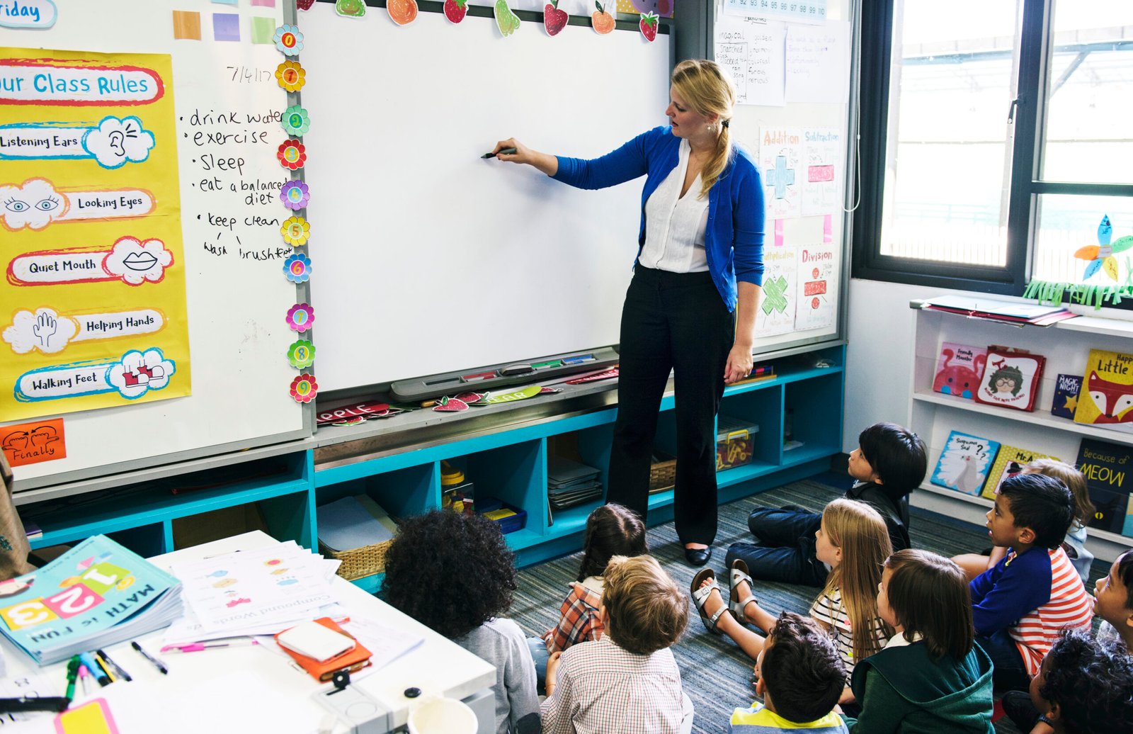 teachers at school, better voice care needed